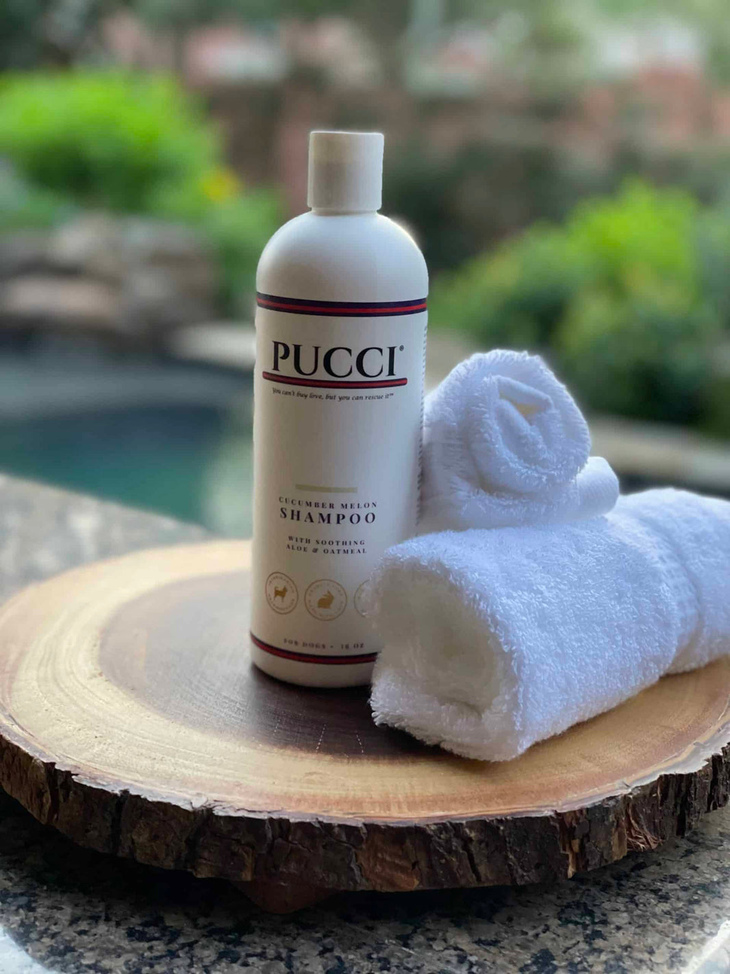 PUCCI Cucumber Melon Shampoo with soothing Aloe & Oatmeal for Dogs image 0