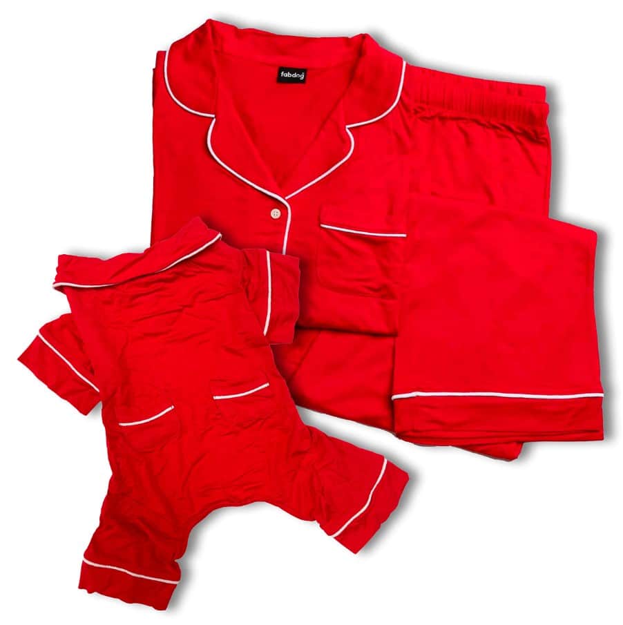 Human Red Modal Pajama image 1