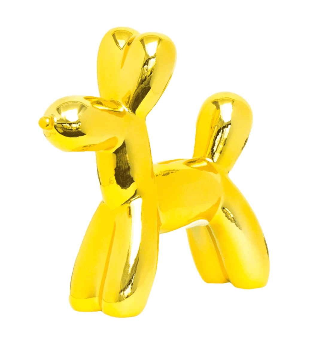 Yellow Mini Balloon Dog Bank image 0