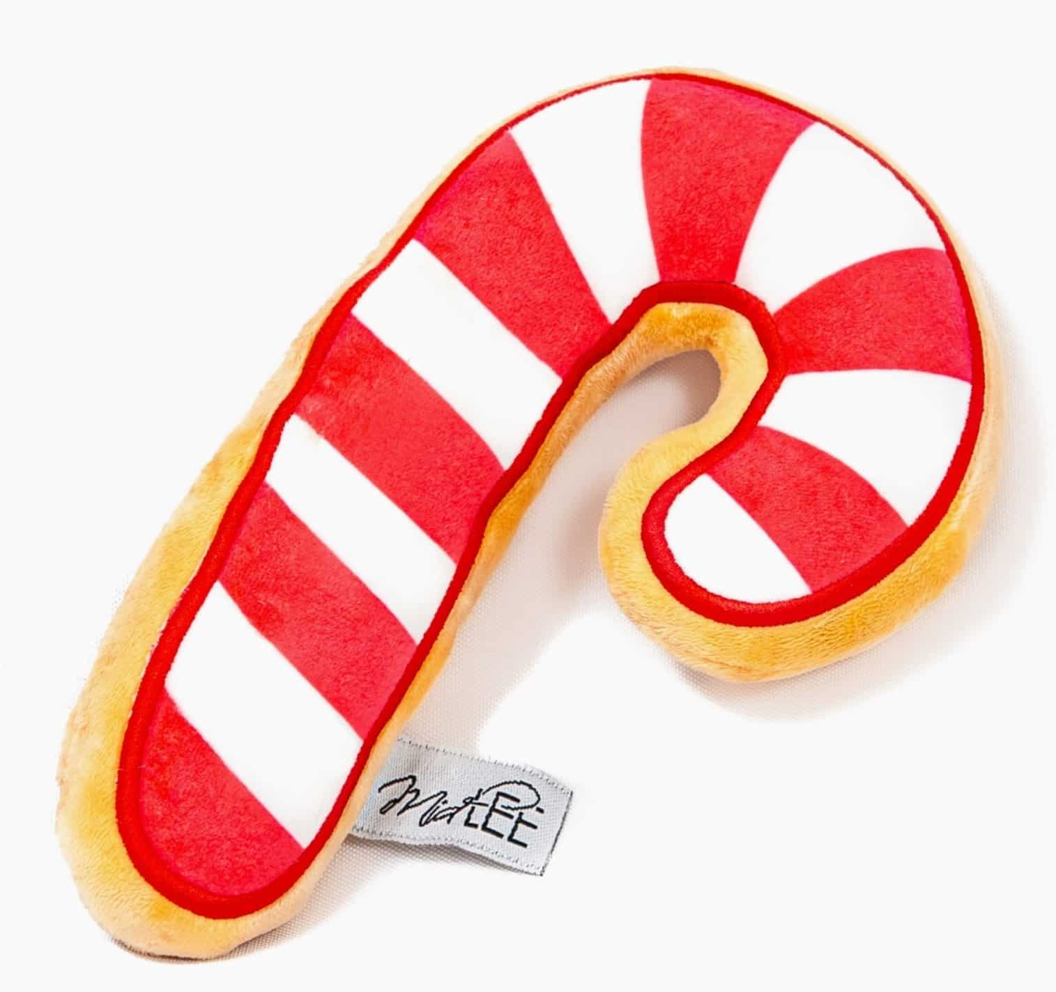 Sugar Cookie Candy Cane Plush Dog Toy image 1