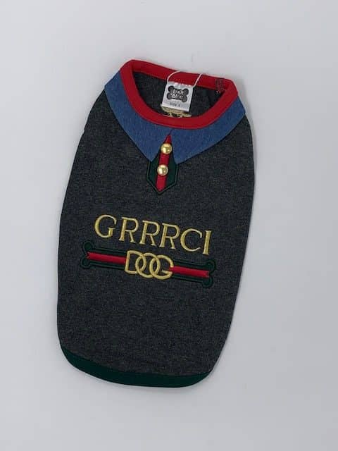 GRRRCI Charcoal Gray Dog Tank image 1