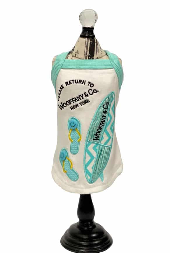 Woofany & Co. Chevron Surfboard Dog Tank image 0