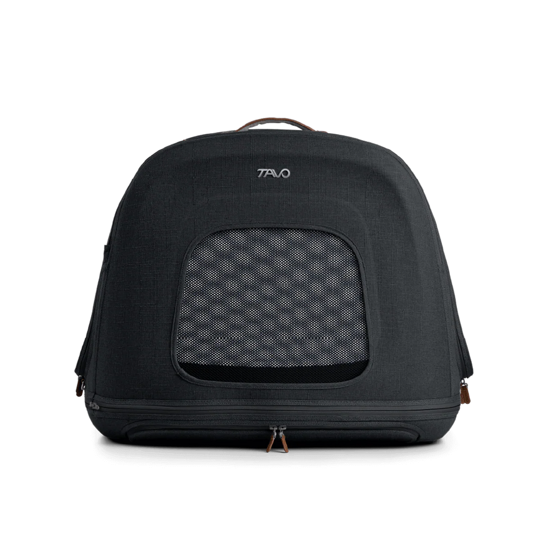 Crispin Pet Travel Crate in Onyx