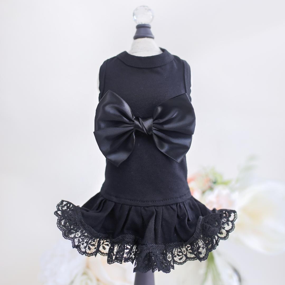 Ballerina Dog Dress - Black image 0
