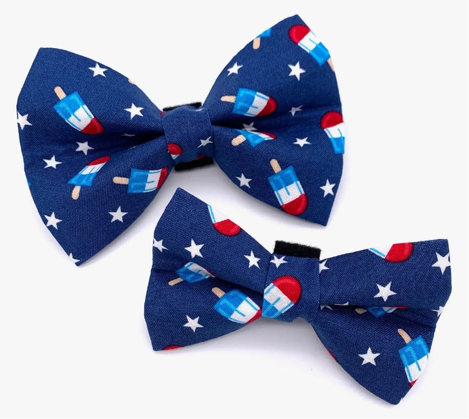 Firecracker Popsicle Dog Bow Tie image 1