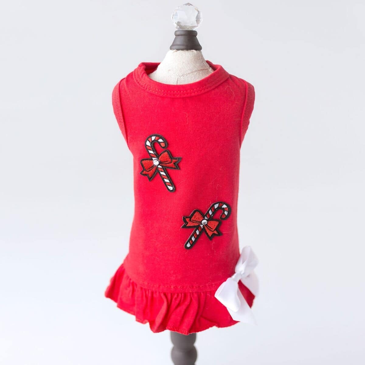 Candy Cane Dog Dress image 0