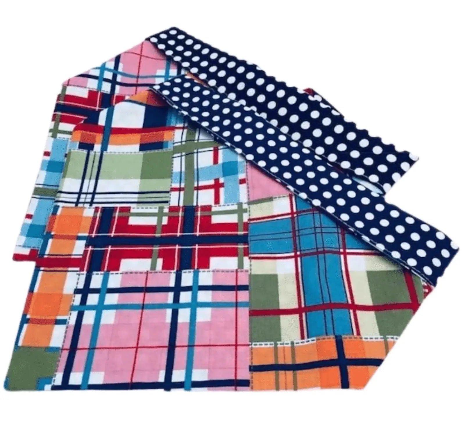 PUCCI Cafe Navy Madras Dog Bandana 2