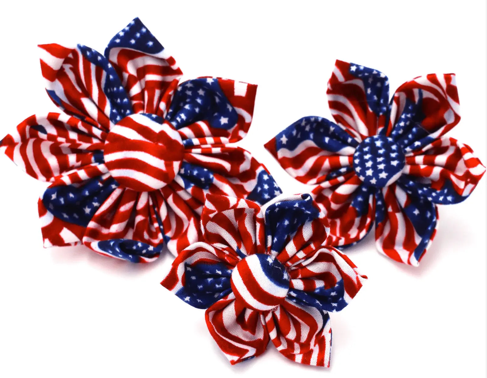 PUCCI Cafe Patriotic Flower for Dog Collar