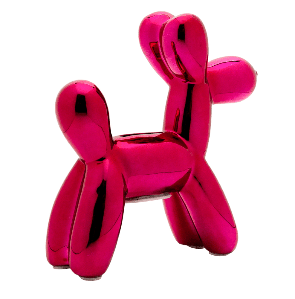 Plum Mini Balloon Dog Bank image 1