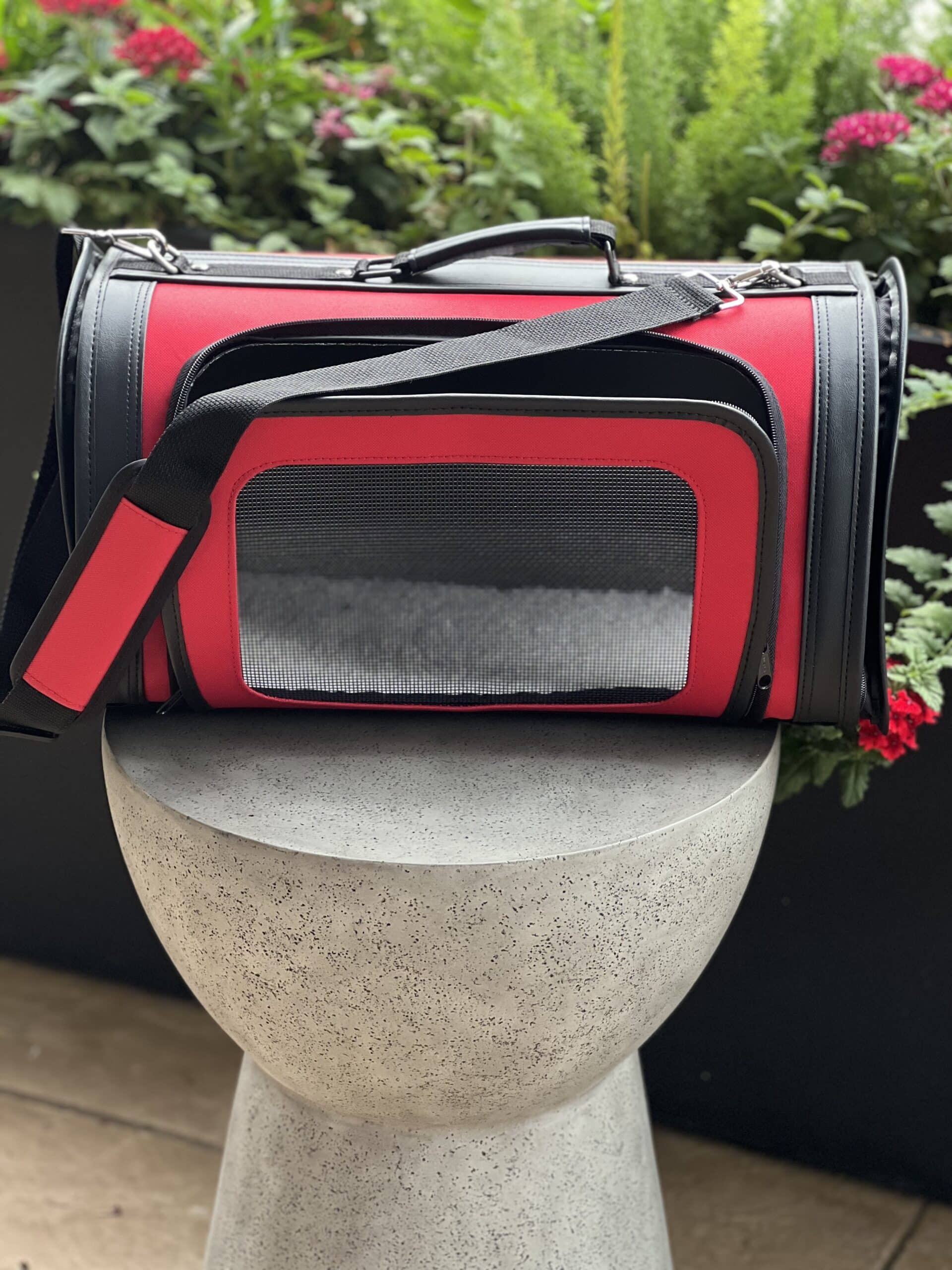 Kelle Red Large Dog Carrier image 1