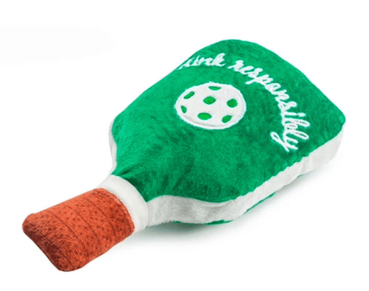 Green Stripe Pickleball Paddle Dog Toy image 4