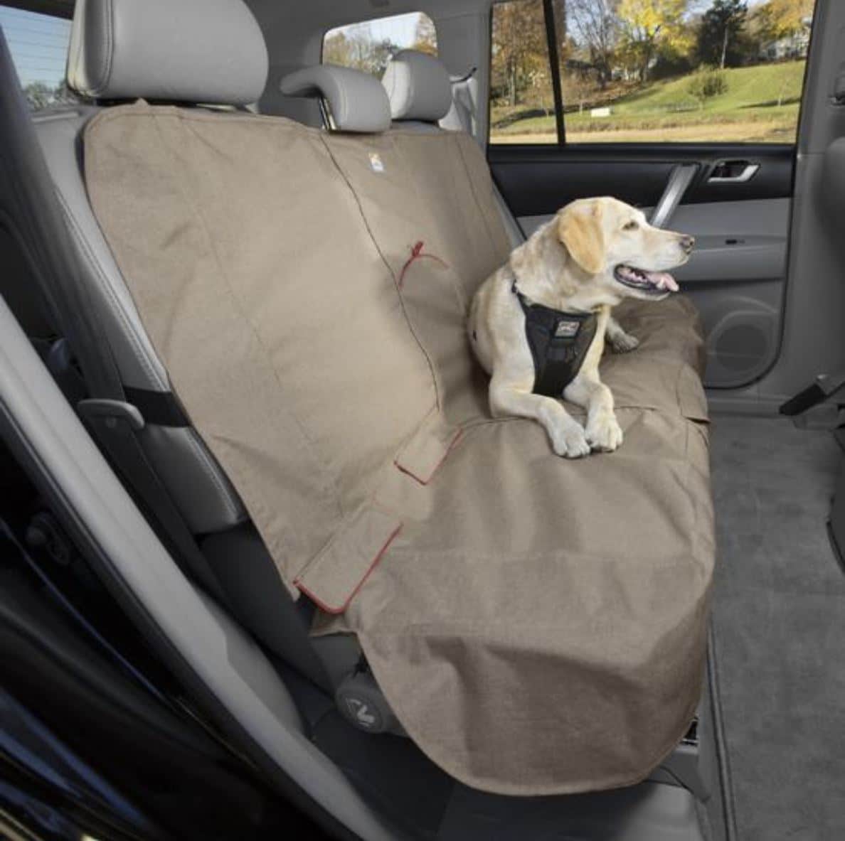Heather Bench Seat Cover For Dogs – Heather Nutmeg image 0