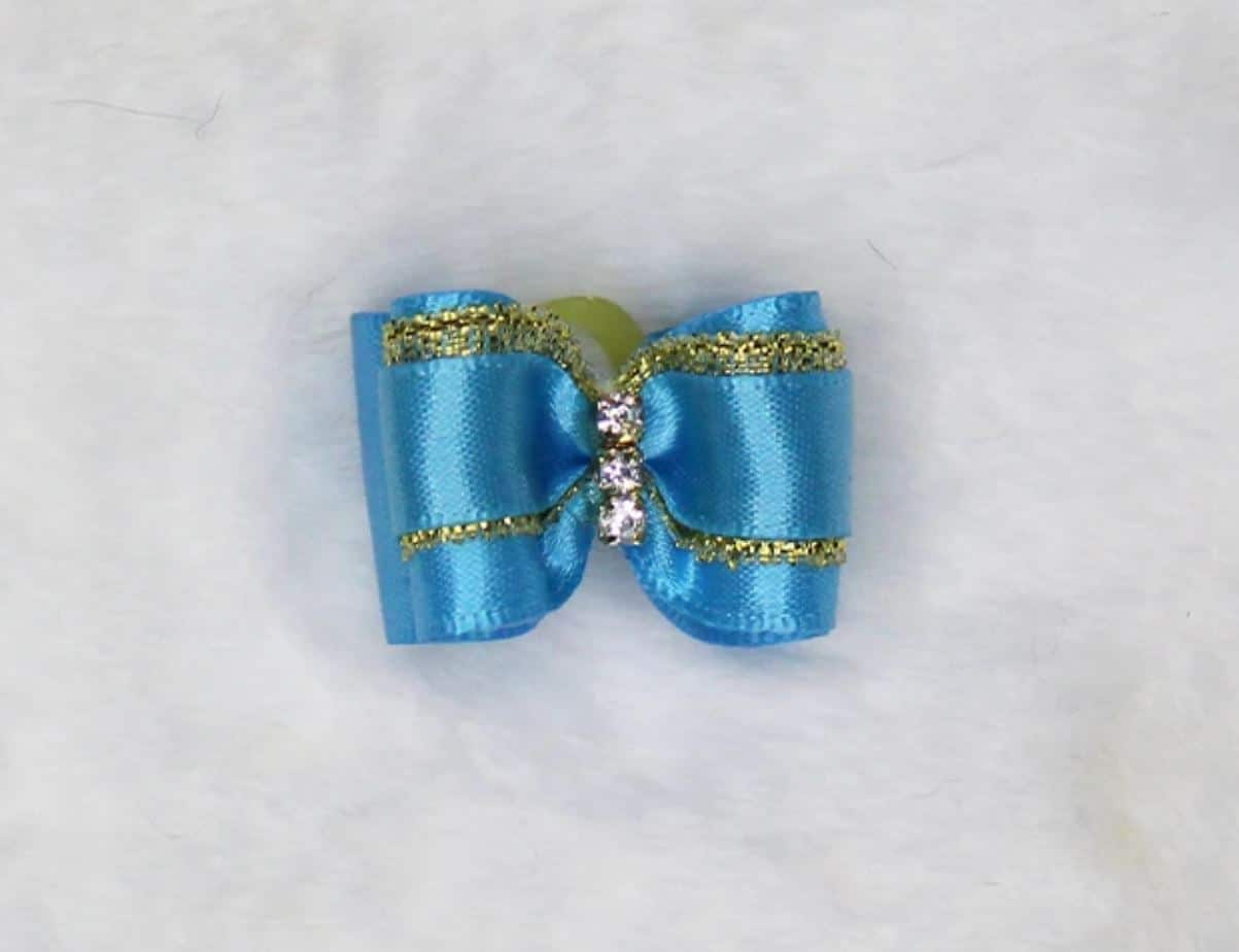 Three Crystal Dog Bow image 8