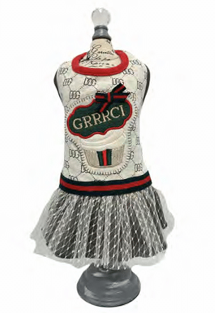 GRRRCI Cupcake Lace Dog Dress image 0