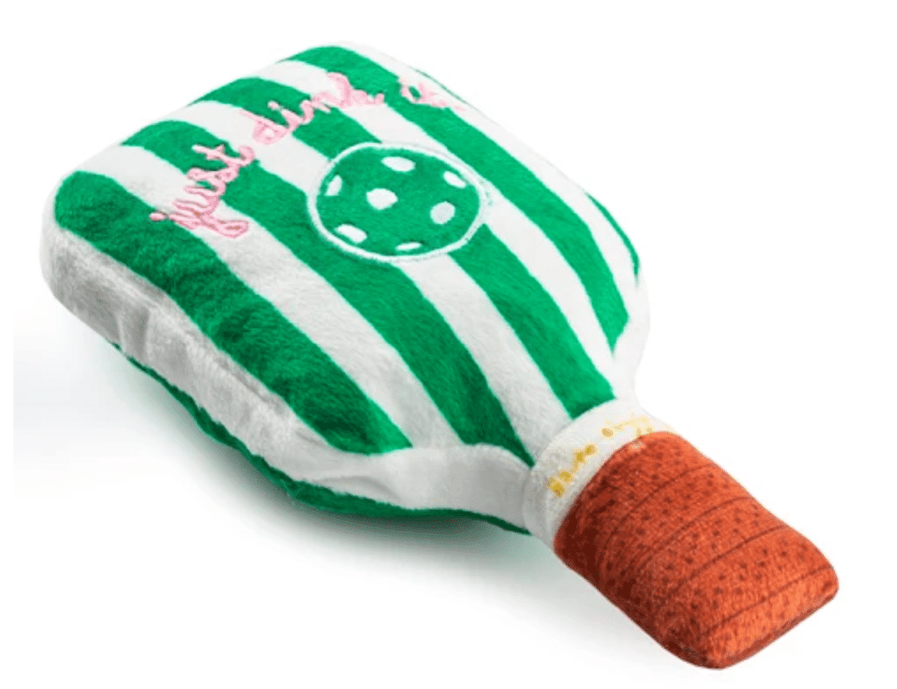 Green Stripe Pickleball Paddle Dog Toy image 3