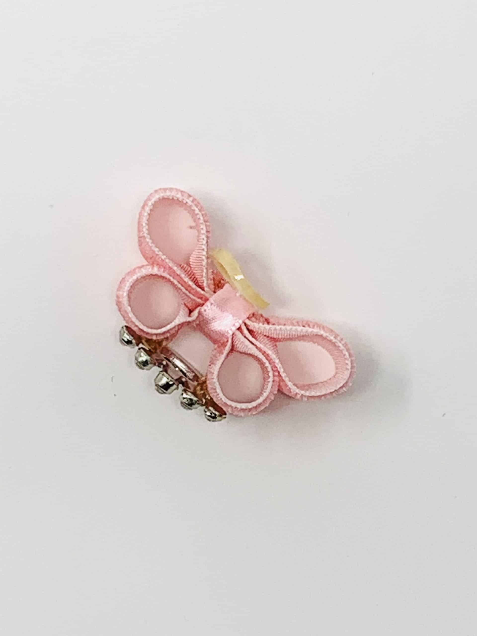 Crystal Crown Dog Bow - Pink image 2