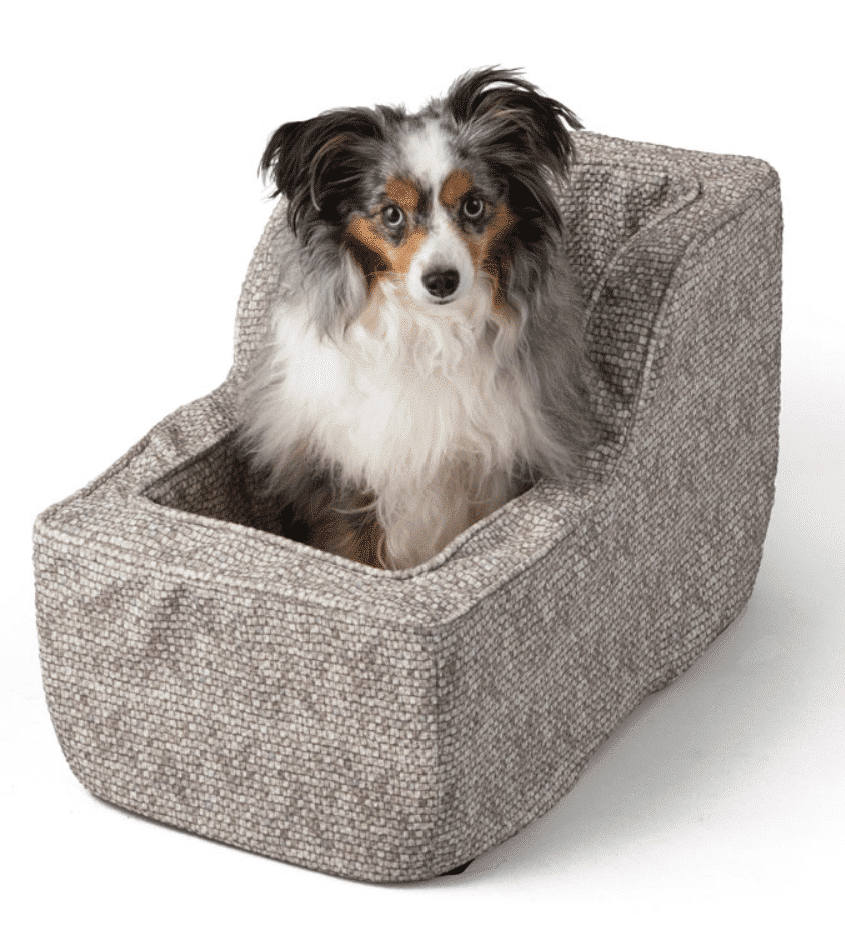 Snoozer Luxury High-Back Console Dog Car Seat - Show Dog Collection - Merlin Linen image 0