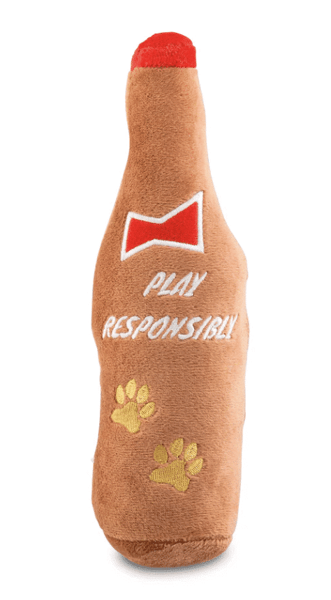 Barkweiser Beer Bottle Dog Toy image 2