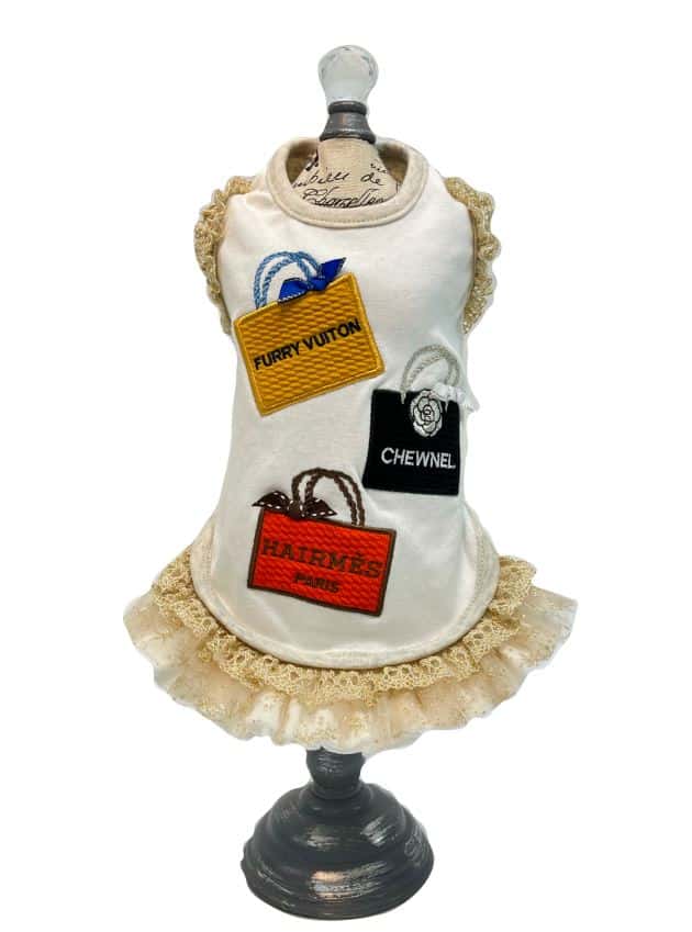 Shopaholic Luxury Dog Dress image 0