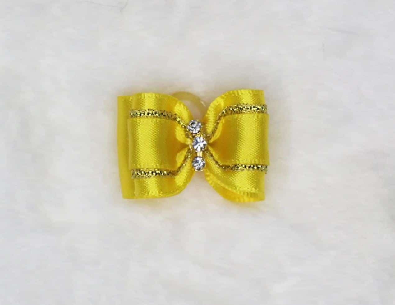 Three Crystal Dog Bow image 12