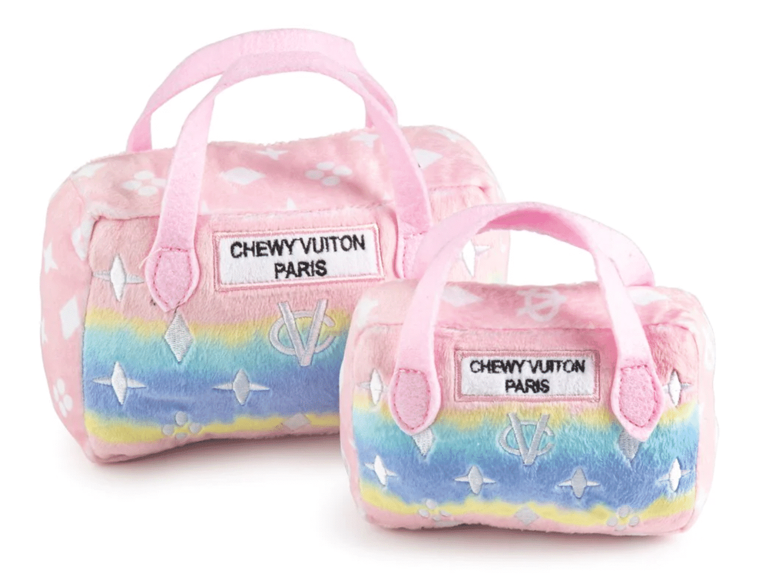 Pink Ombre Chewy Vuiton Handbag Dog Toy image 4