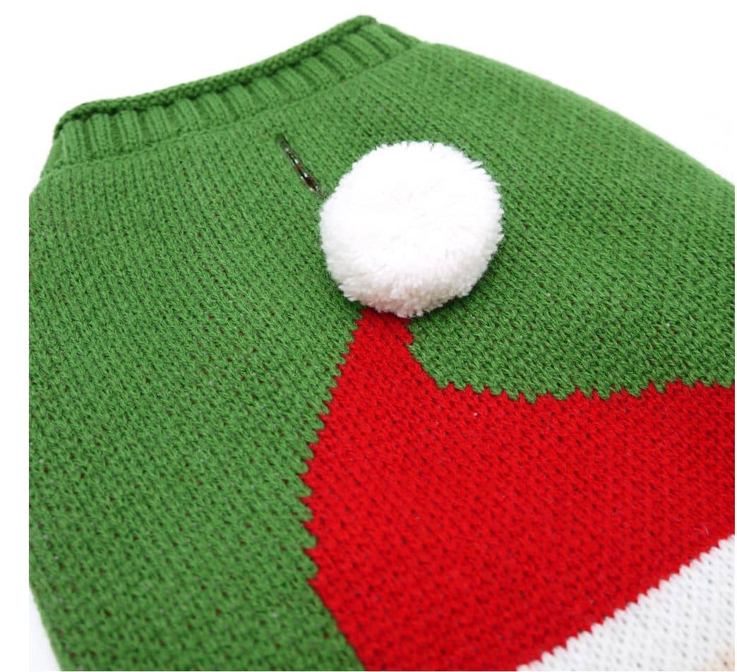 Santa Face Dog Sweater image 3