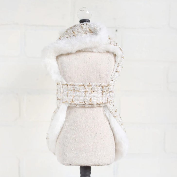 Chanel Tweed Dog Coat - Cream image 1