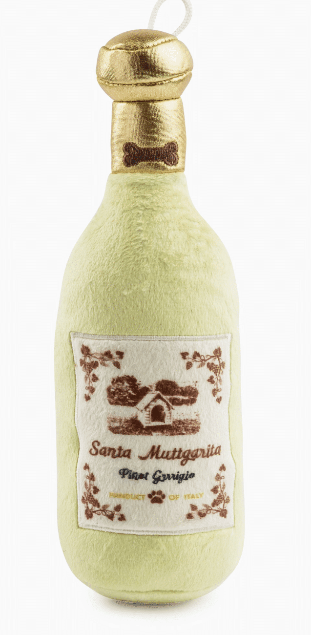 Santa Muttgarita Pinot Grrrigio Dog Toy image 0