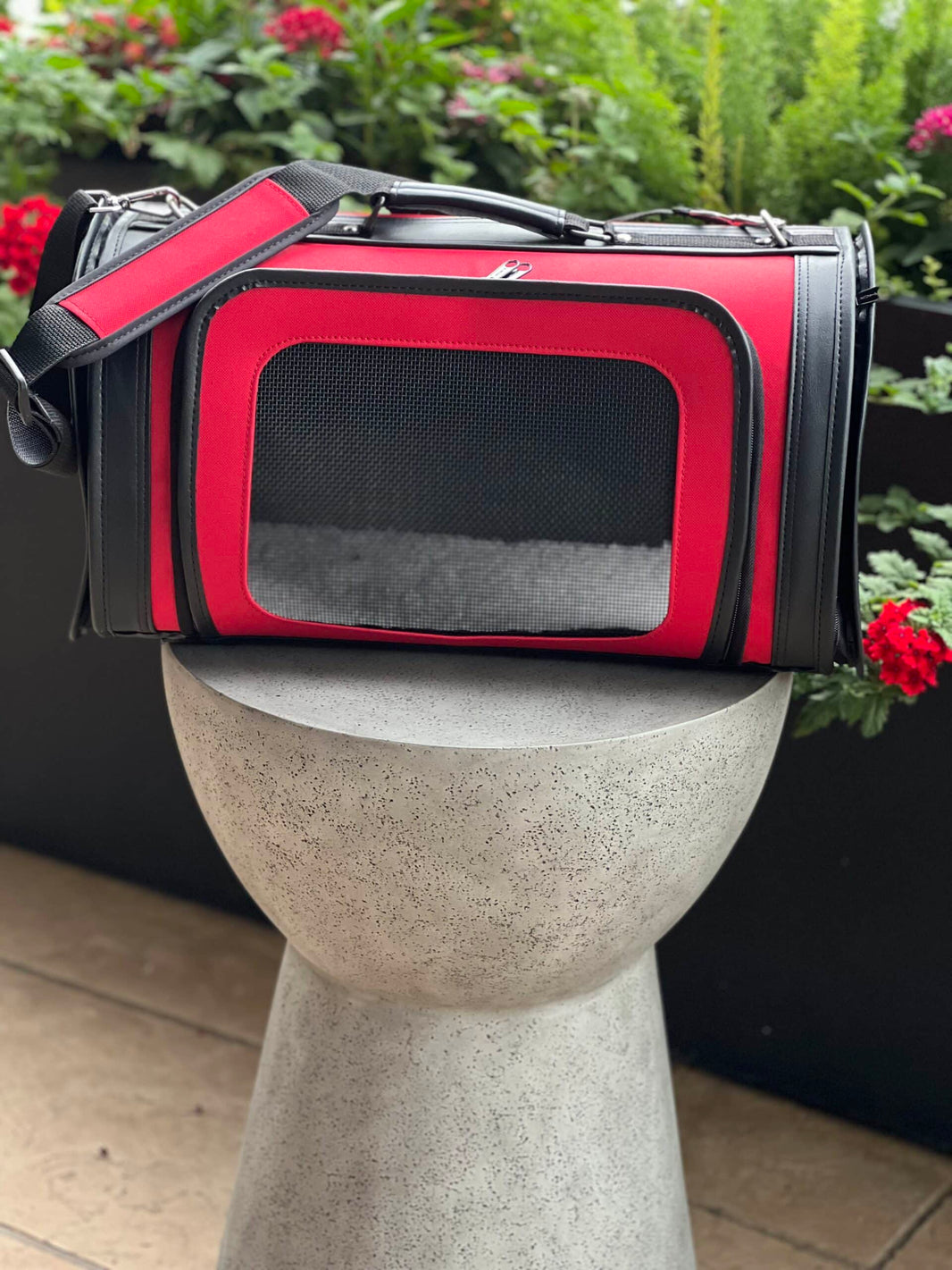 Kelle Red Large Dog Carrier image 0