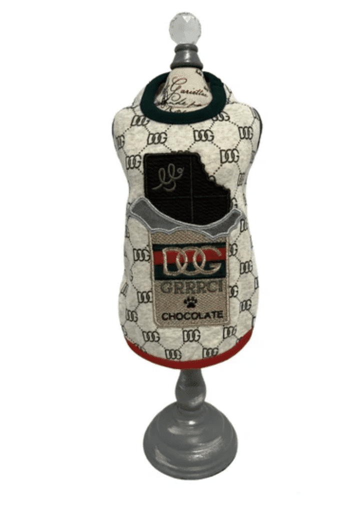 GRRRCI Chocolate Dog Tank image 0