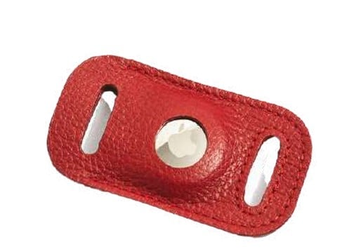 AirTag Holder for Dog Collars - Red, Medium image