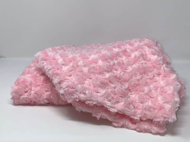 Pink Rosette Dog Blanket image 0