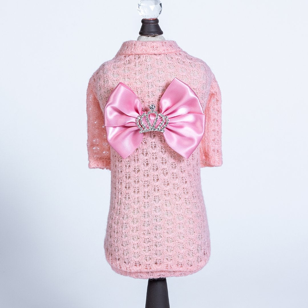 Royal Princess Dog Sweater - Pink image 0
