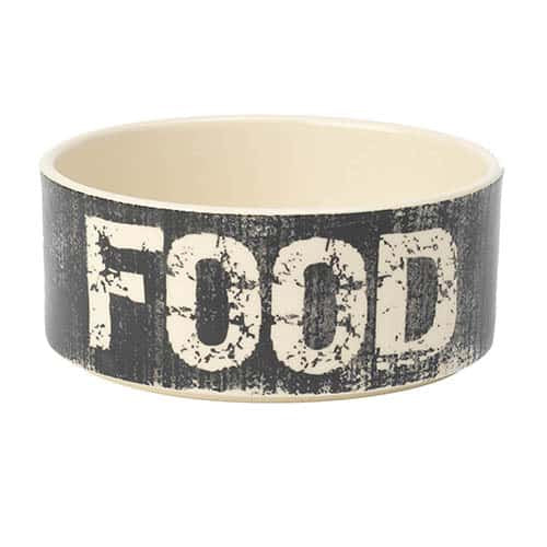 Vintage Stoneware Dog Food Bowl image 0