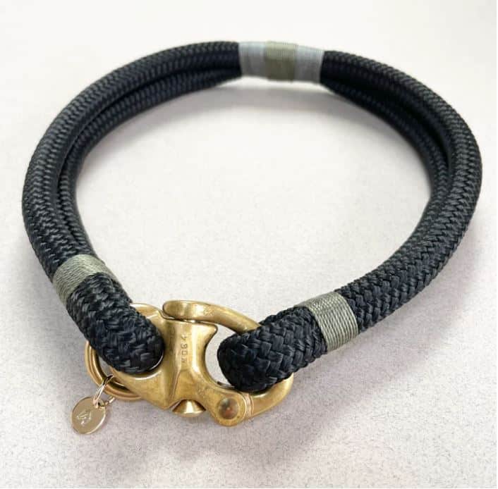 Oonalfie Classic Rope Dog Collar – Enchanted Forest image 2