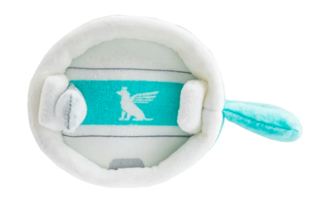 Snuggly Cup Dog Toy - Teal image 4
