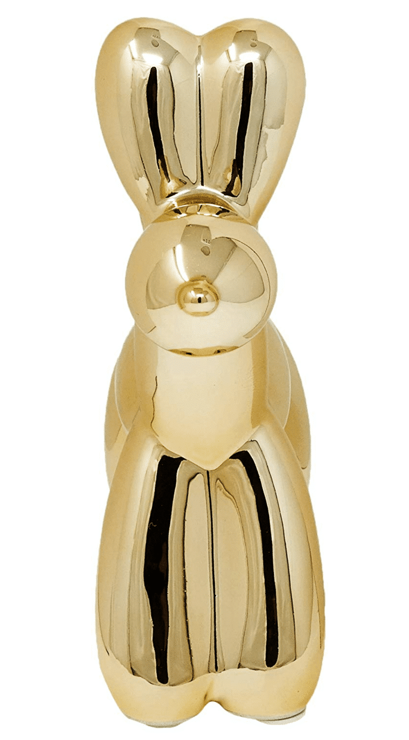 Gold Mini Balloon Dog Bank image 1