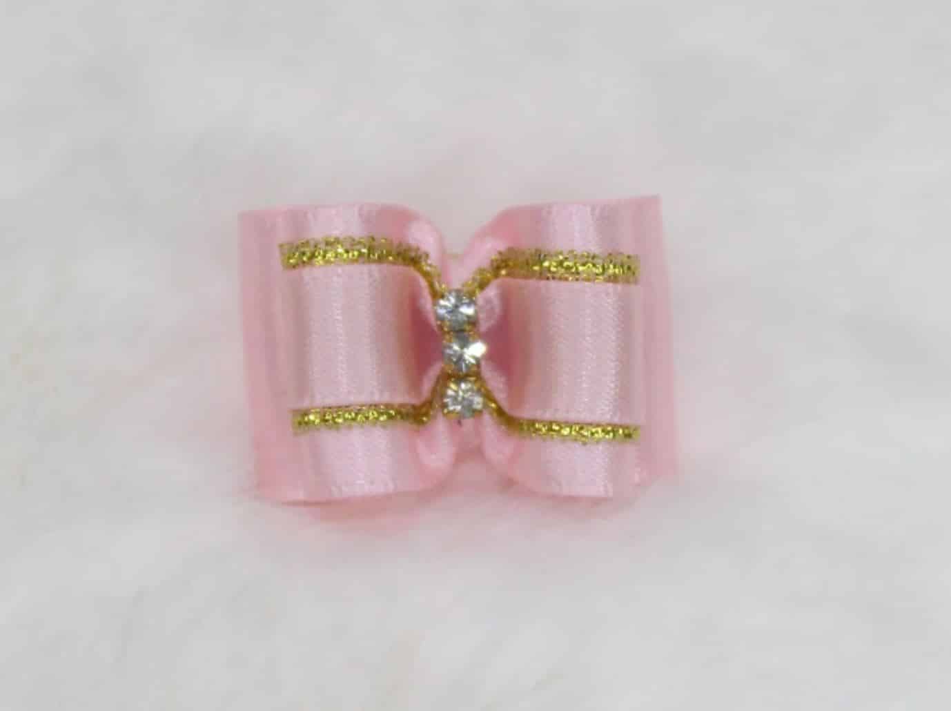 Three Crystal Dog Bow image 10