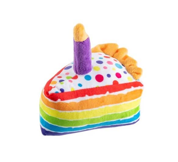 Birthday Cake Slice Dog Toy image 2