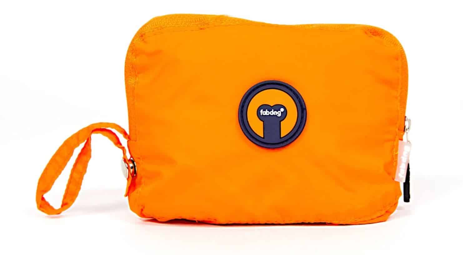 Orange Packaway Dog Raincoat image 1