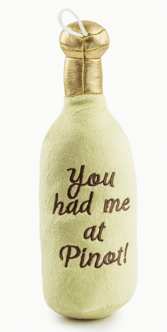Santa Muttgarita Pinot Grrrigio Dog Toy image 1