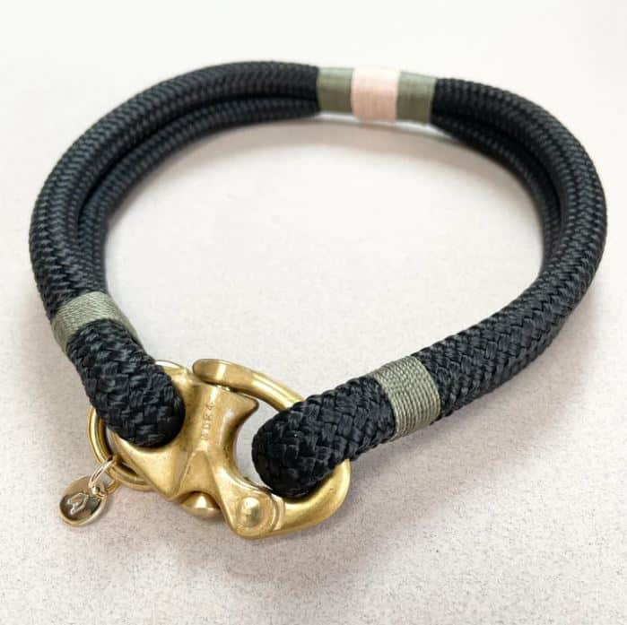 Oonalfie Classic Rope Dog Collar - African Safari image 2