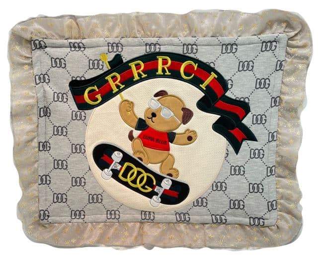 GRRRCI Skateboard Dog Café Mat image 0