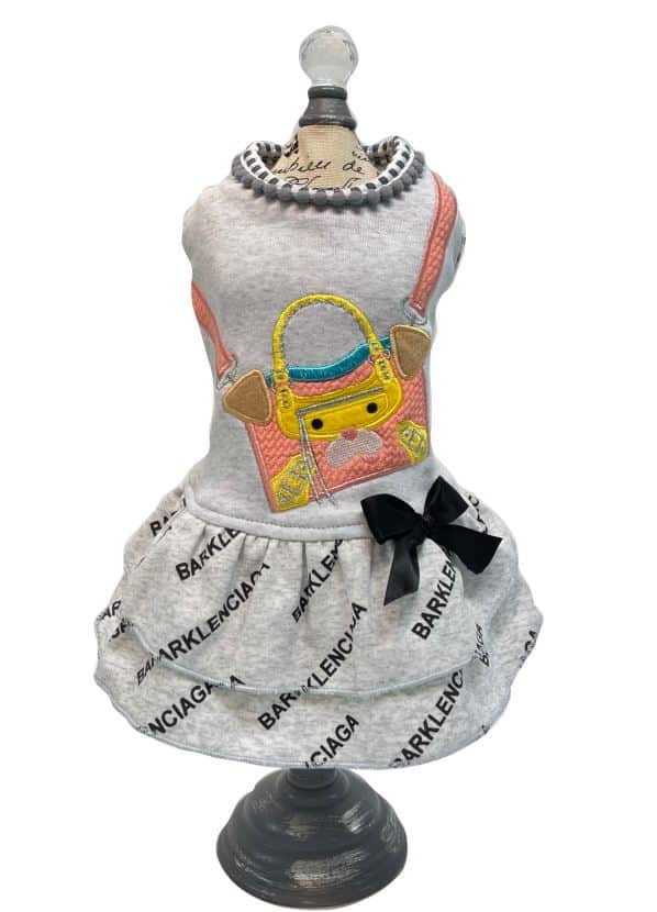 Barklenciaga Peach City Dog Dress image 0