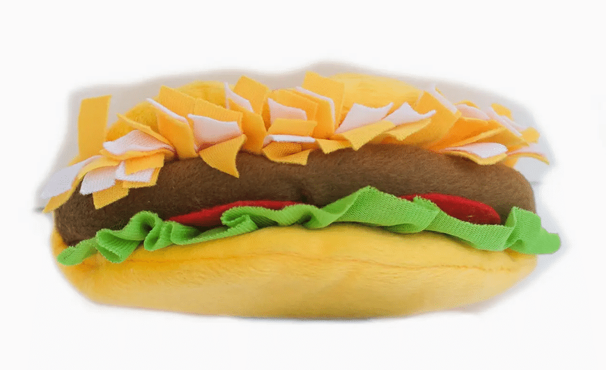 Taco Plush Dog Toy image 2