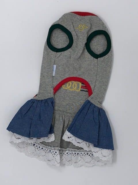 GRRRCI Light Gray Denim Lace Dog Dress – PUCCI Cafe