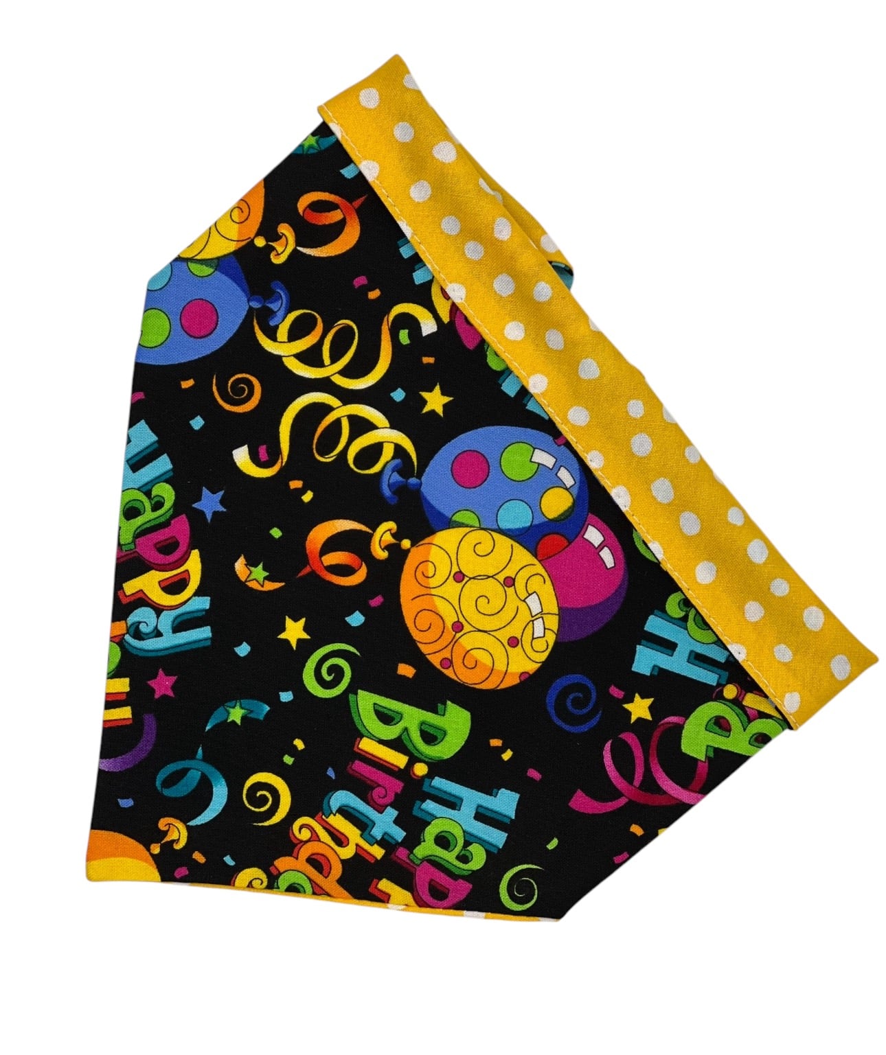 Happy Birthday Yellow Dog Bandana image 0