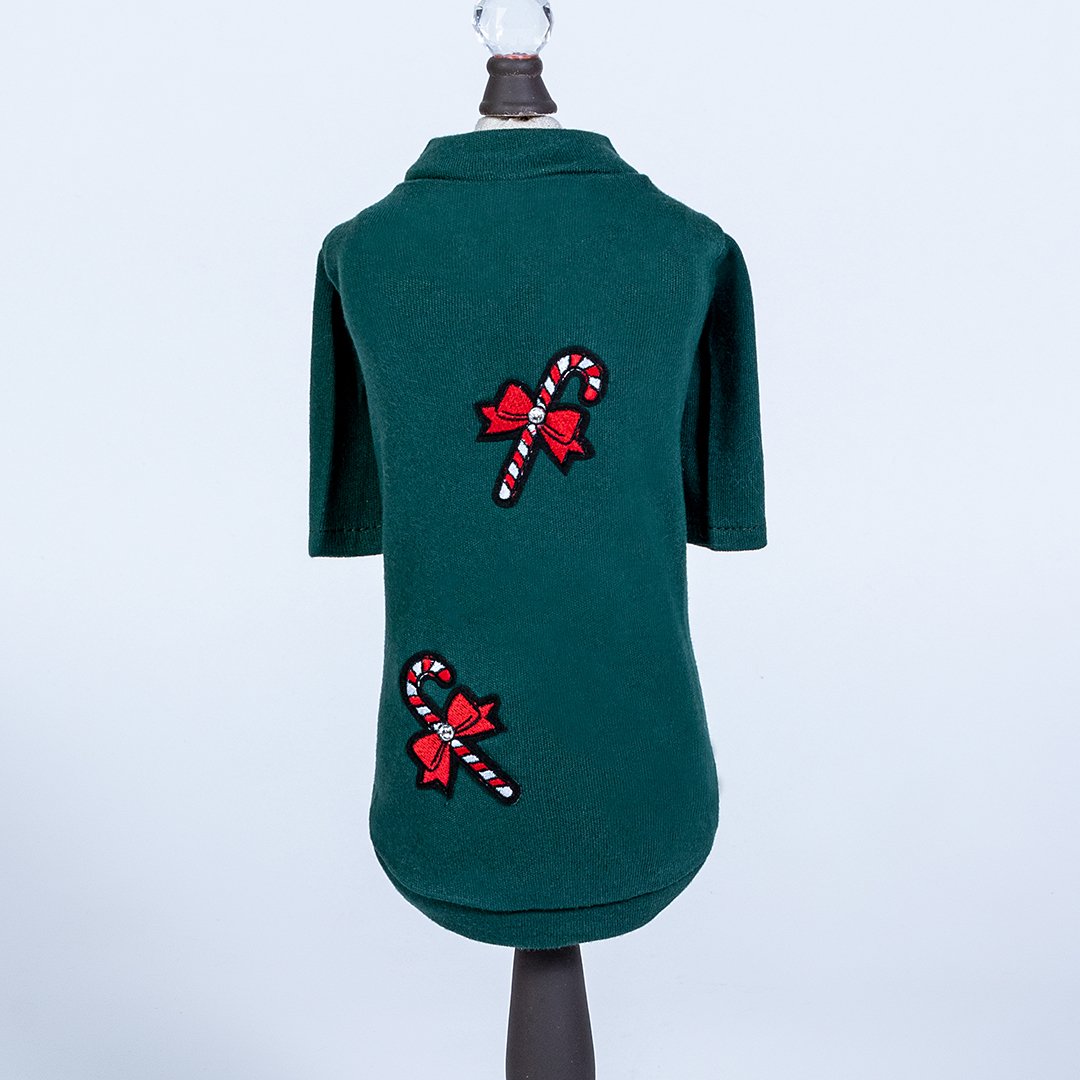 Candy Cane Dog Tee image 0