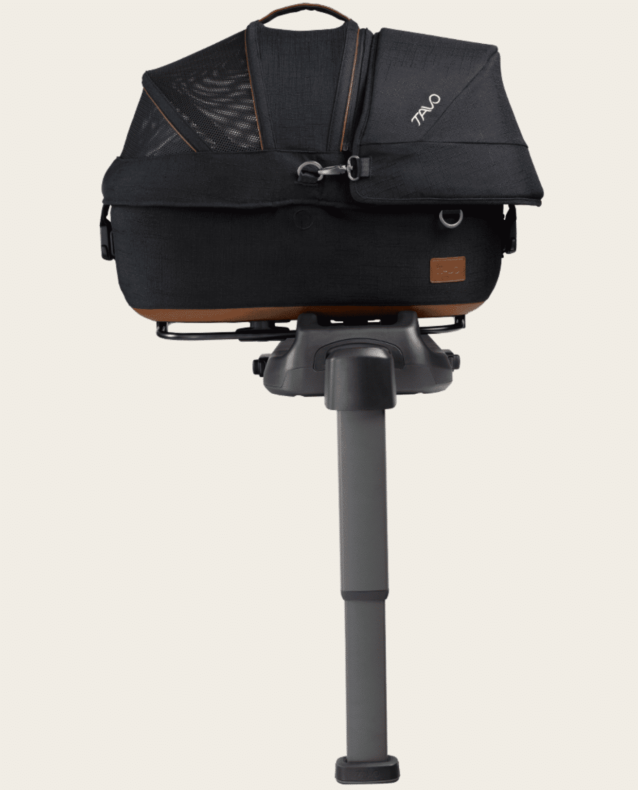 Tavo Pets Maeve (Flex Handle) Pet Car Seat Dog Carrier - Onyx, Small image