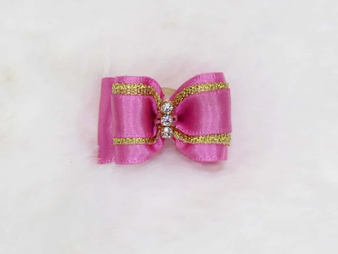 Three Crystal Dog Bow image 11